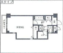 シスタス赤坂の間取り画像