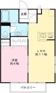 プルミエール野澤 Aの間取り画像