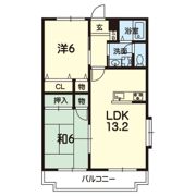 古城マンションⅡの間取り画像