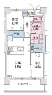 スプランディッド難波VII(セブン)の間取り画像