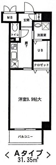 ビュークレスト小金井の間取り画像