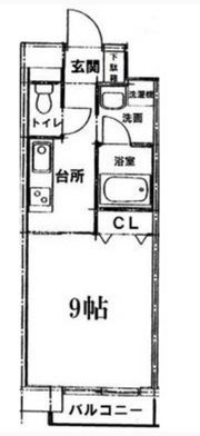 エアラウンズ桑田町の間取り画像