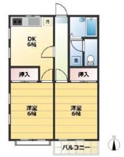 第一モンシャトーシマダの間取り画像