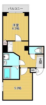 GARE NAMBAの間取り画像