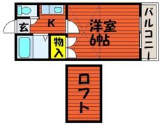 ローズコート奥田西町の間取り画像