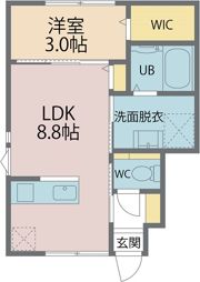 Felice 春のそよ風とラテの間取り画像