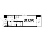 プロシード心斎橋東ヴァンターレの間取り画像