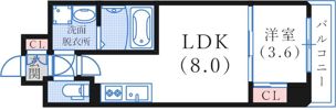 LIVIAZ KOBE LaMerの間取り画像