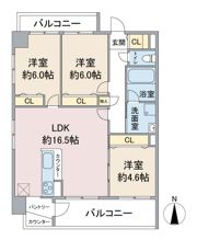 グランヒルズ猫洞の間取り画像