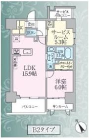 ラ メゾン ドゥ レザンの間取り画像