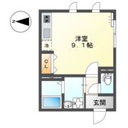 大田区大森西5丁目新築アパート（仮の間取り画像