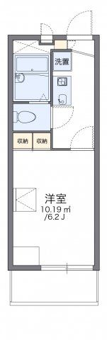 レオパレスKKS中宮の間取り画像