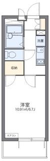レオパレスフジニューコートの間取り画像