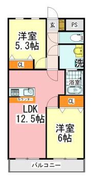 ペアパレス洋光台の間取り画像