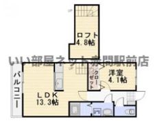 ジェニファー24 A棟の間取り画像