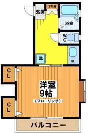 ヴァンヴェール方南町の間取り画像