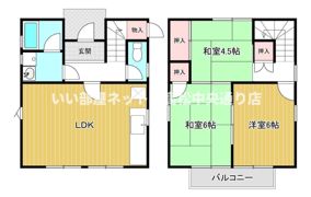 飯野ハイツ(10～14号)の間取り画像
