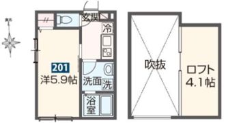 MELDIA星川の間取り画像