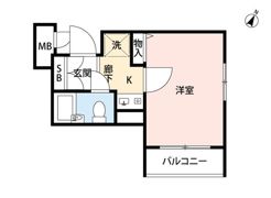 ヴァンハウス横須賀中央の間取り画像