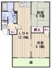 リベラル八幡Aの間取り画像