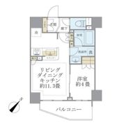 リビオレゾン駒込六義園ウエストの間取り画像
