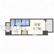 エスリード中之島ザ・コアの間取り画像