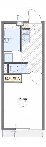 レオパレス上藤の間取り画像