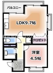 リリーコーポの間取り画像