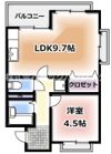リリーコーポの間取り画像