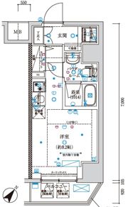 スパシエエール横浜の間取り画像