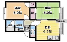 ガーデンハイツ小林1号の間取り画像