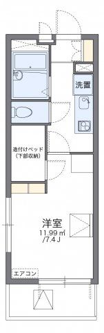 レオパレスエスポワール六郷の間取り画像