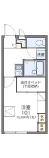 レオパレス久米東の間取り画像