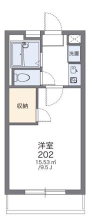 レオパレスパストラルの間取り画像