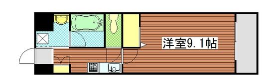 Pino楽々園の間取り画像