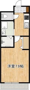 クロノス44熊大北の間取り画像
