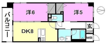 ヴィラ・アンソレイエの間取り画像