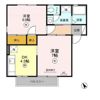 セジュールS・なかむら Aの間取り画像