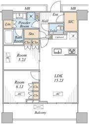 WORLD TOWER RESIDENCEの間取り画像