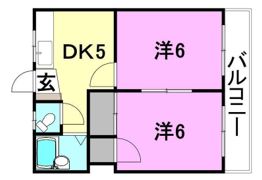 山田ハイツの間取り画像