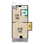 アイワステーションビルⅥ号館(旧:Five Leaf 穂波)の間取り画像
