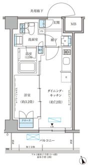 パークアクシス文京本郷の間取り画像