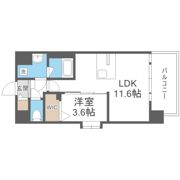 Alivis浪速東SoL TERRACEの間取り画像