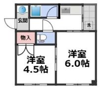 八戸ノ里プラザの間取り画像