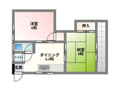 井上アパートの間取り画像