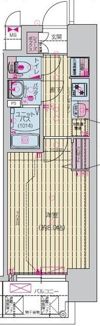 プレサンス芦原橋ヴィブラスの間取り画像