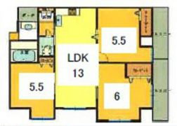 ベンハウス伊福町の間取り画像