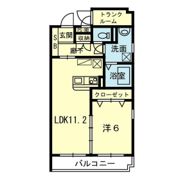オーセンティック南熊本の間取り画像