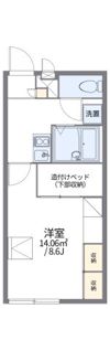 レオパレスBel Air 市原の間取り画像