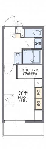 レオパレスサンパティークの間取り画像